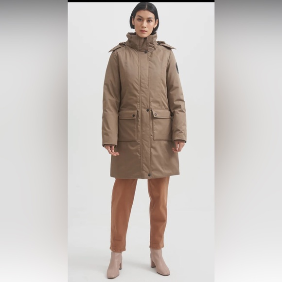 NWT Toboggan parka winter coat for -30*c weather women in Tan size S chest 40” - Picture 12 of 12